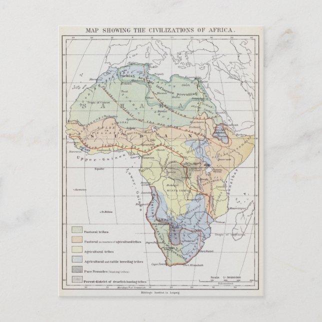 Civilizations of Africa Postcard (Front)