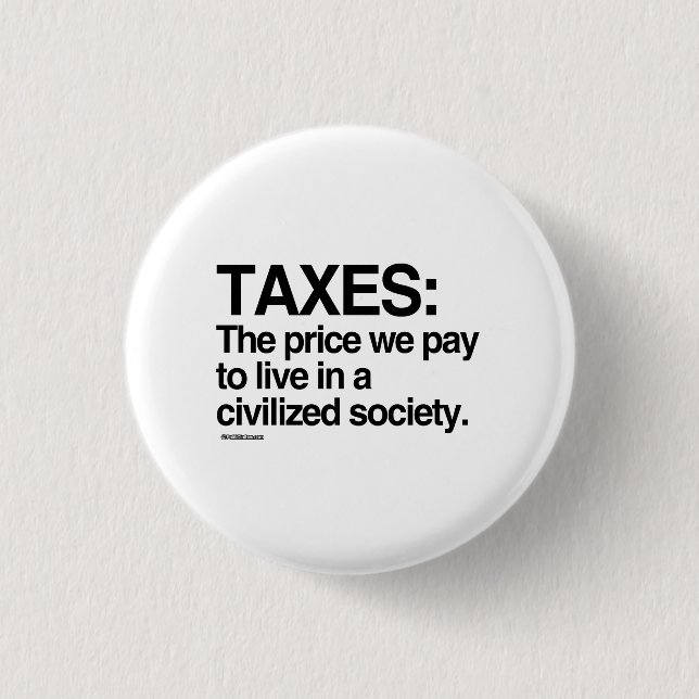 Civilized Society Button (Front)