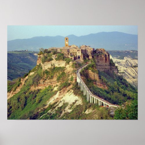 Civita de Bagnoregio Poster