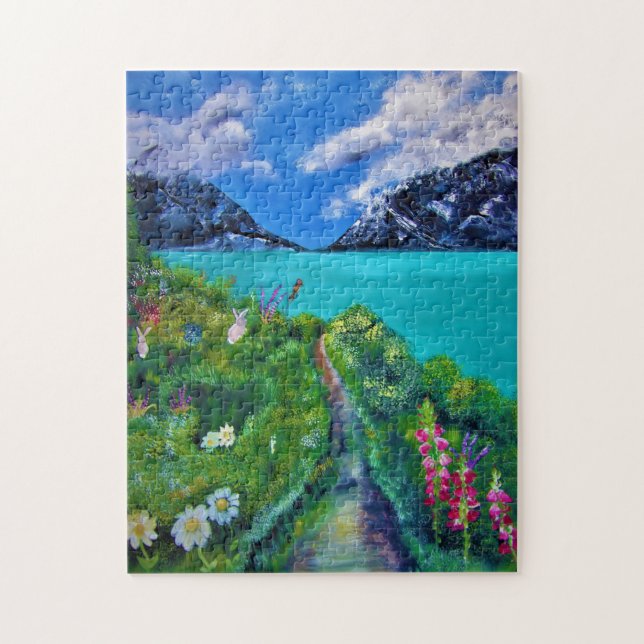 CJ Fox Art Spring Island Dreaming Jigsaw Puzzle (Vertical)