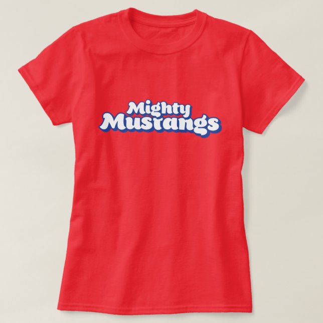 CJ Greene  Mighty Mustangs   T-Shirt (Design Front)