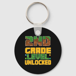 Ck To School 2nd Grade Boys Gamer First Day Second Keychain
