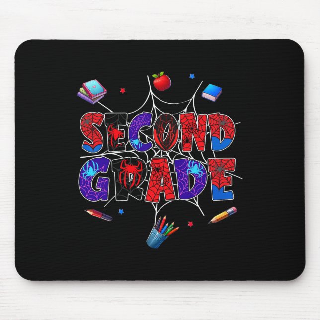 Ck To School 2nd Grade Boys Gamer First Day Second Mouse Pad (Front)
