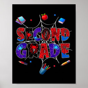 Ck To School 2nd Grade Boys Gamer First Day Second Poster