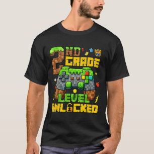 Ck To School 2nd Grade Gamer First Day Second Grad T-Shirt
