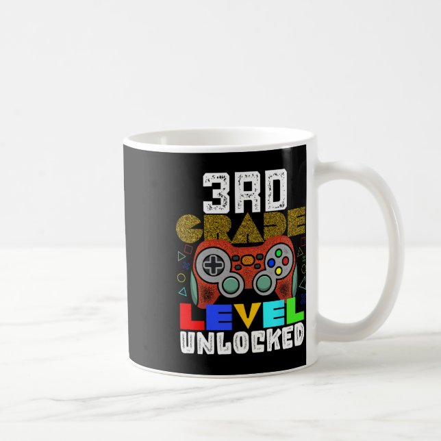 Ck To School 3rd Grade Gamer  Coffee Mug (Right)