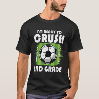 Ck To School First Day Of 2nd Grade Soccer Boys Ki T-Shirt
