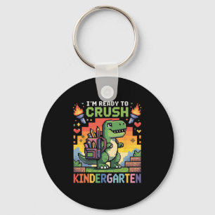 Ck To School Kindergarten Boys I'm Ready To Crush  Keychain