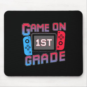 Ck To School Video Game On 1st Grade Gamer Boys Ki Mouse Pad