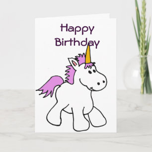 CK- Unicorn Birthday Card