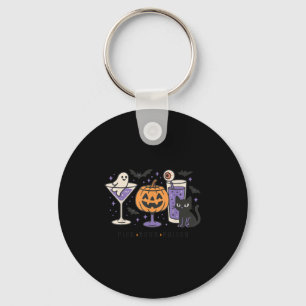 Ck Your Ison Halloween Black Cat Pumpkin Ghost Tai Keychain