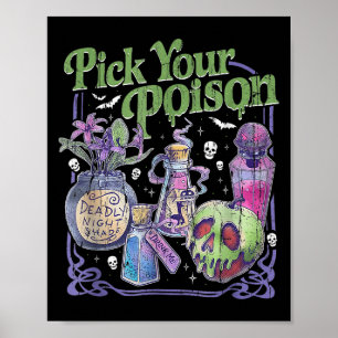 Ck Your Ison Halloween Tion Bottles Poster