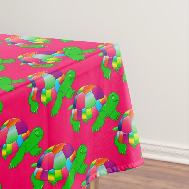 CKC Lil Glass Turtle,Pink-52x70 TABLECLOTH (In Situ)