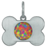 Mute Button Symbol Dog ID Pet Tag Zazzle