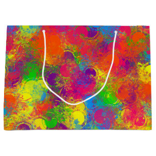 CKC Paint Can Florals-GIFT BAG L