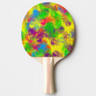 CKC Paint Can Florals- Ping Pong Paddle