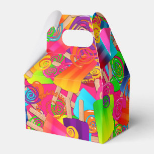 CKC Popsicle Swirls, Pink-GABLE FAVOR BOX