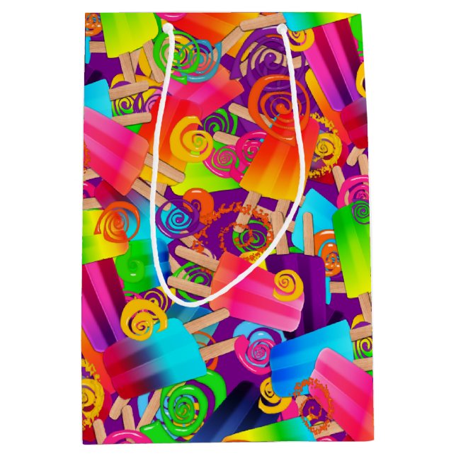 CKC Popsicle Swirls,Purple-Gift Bag M (Front)