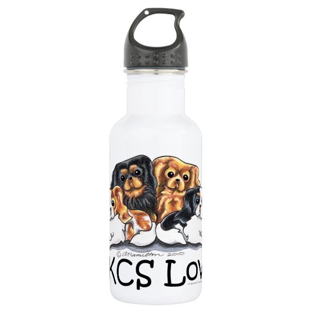CKCS Lover Water Bottle (Front)