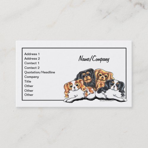 CKCS Pet Business Cards