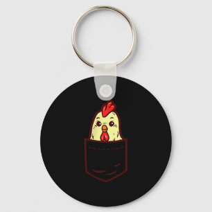 Cket Chicken Whisperer Cute Ultry Farm Animal Farm Keychain
