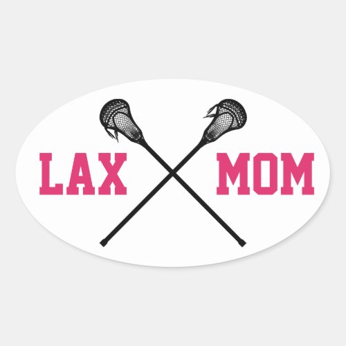 CKL Lax Mom Oval Sticker