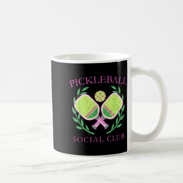 Ckleball Social Club Enthusiasts _ Fun Srt Lovers  Coffee Mug (Right)
