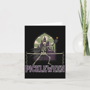 Ckleween Ckleball Halloween Costume Skeleton Goth Card