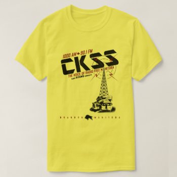 Ckss Radio T-shirt by Megatudes at Zazzle