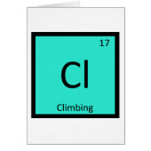 Cl - Climbing Sports Chemistry Periodic Table (Front)