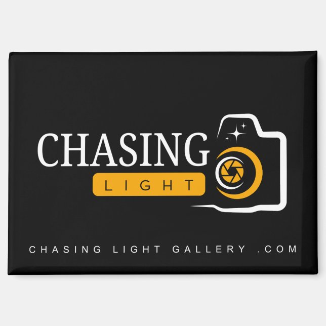 'CL' Logo | Rectangle Magnet (Front)