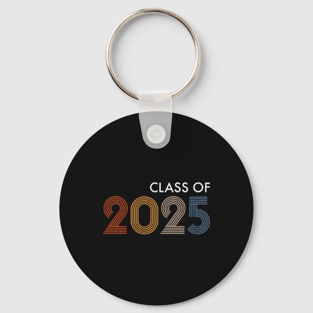 Cl Of 2025 College University High School Future G Keychain (Front)