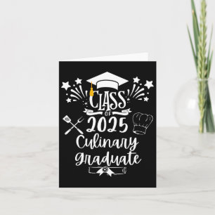 Cl Of 2025 Culinary Graduate Culinary Chef Graduat Card