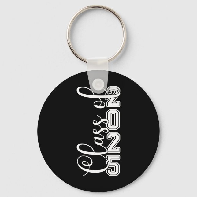 Cl Of 2025 Graduation For Him Her Family Girl Boy  Keychain (Front)