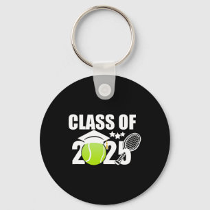 Cl Of 2025 Graduation Senior Tennis Player Gifts Keychain