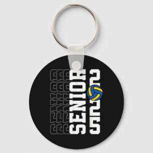 Cl Of 2025 Graduation Senior Volleyball Player Boy Keychain
