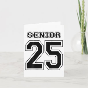 Cl Of 2025 High School Senior 25 On Byck Graduatio Card