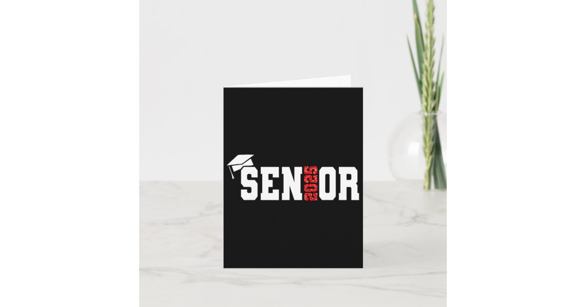 Cl Of 2025 Senior 2025 Back To School 2025 Graduat Card | Zazzle