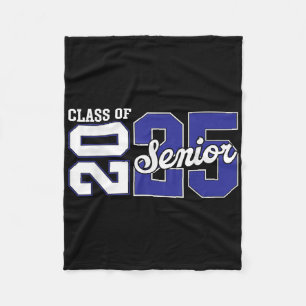 Cl Of 2025 Senior 2025 Senior Graduation Year 2025 Fleece Blanket