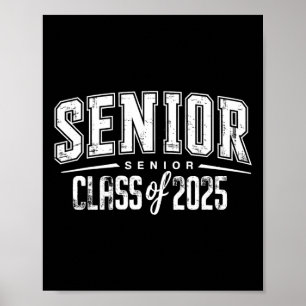 Cl Of 2025 Senior 2025 Vintage Seniors Graduation Poster