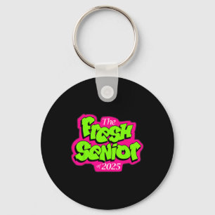 Cl Of 2025 Senior Fresh 90s Retro Tv Style Graduat Keychain