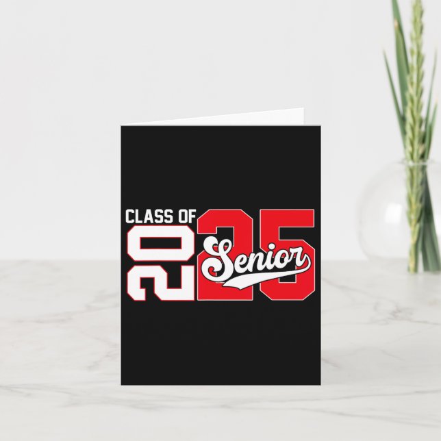 Cl Of 2025 Senior Graduation 2025 Ck To School Kid Card (Front)