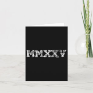 Cl Of 2025 Shirt Mmxxv Graduation Her Women Senior Card