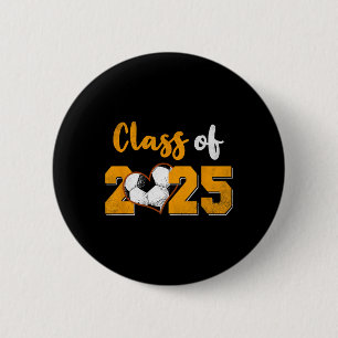 Cl Of 2025 Soccer Senior 25 Graduate Grad Player  Button