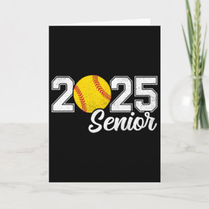 Cl Of 2025 Softll Senior Retro Senior 2025 Softll Card