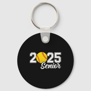 Cl Of 2025 Softll Senior Retro Senior 2025 Softll Keychain