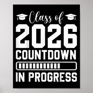 Cl Of 2026 Countdown In Progress Senior Graduate Poster
