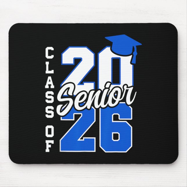 Cl Of 2026 Senior 2026 Back To School 2025 Graduat Mouse Pad (Front)