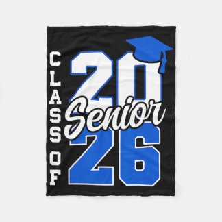 Cl Of 2026 Senior 2026 Ck To School 2025 Graduatio Fleece Blanket