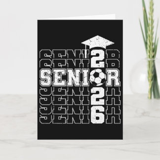 Cl Of 2026 Senior 2026 Soccer Seniors Graduation Card